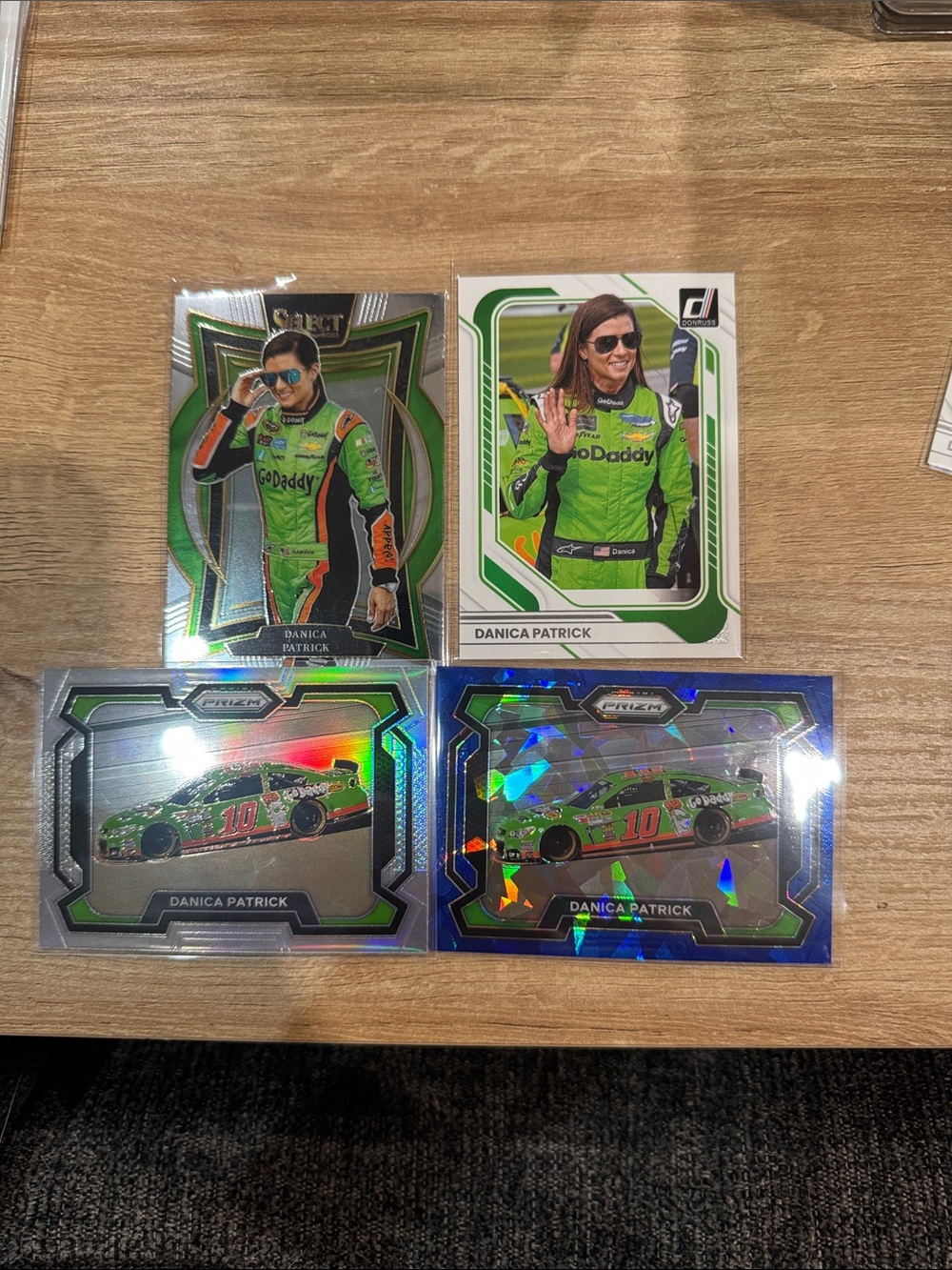 Danica Patrick Panini Nascar Trading Card Lot (4 Cards)